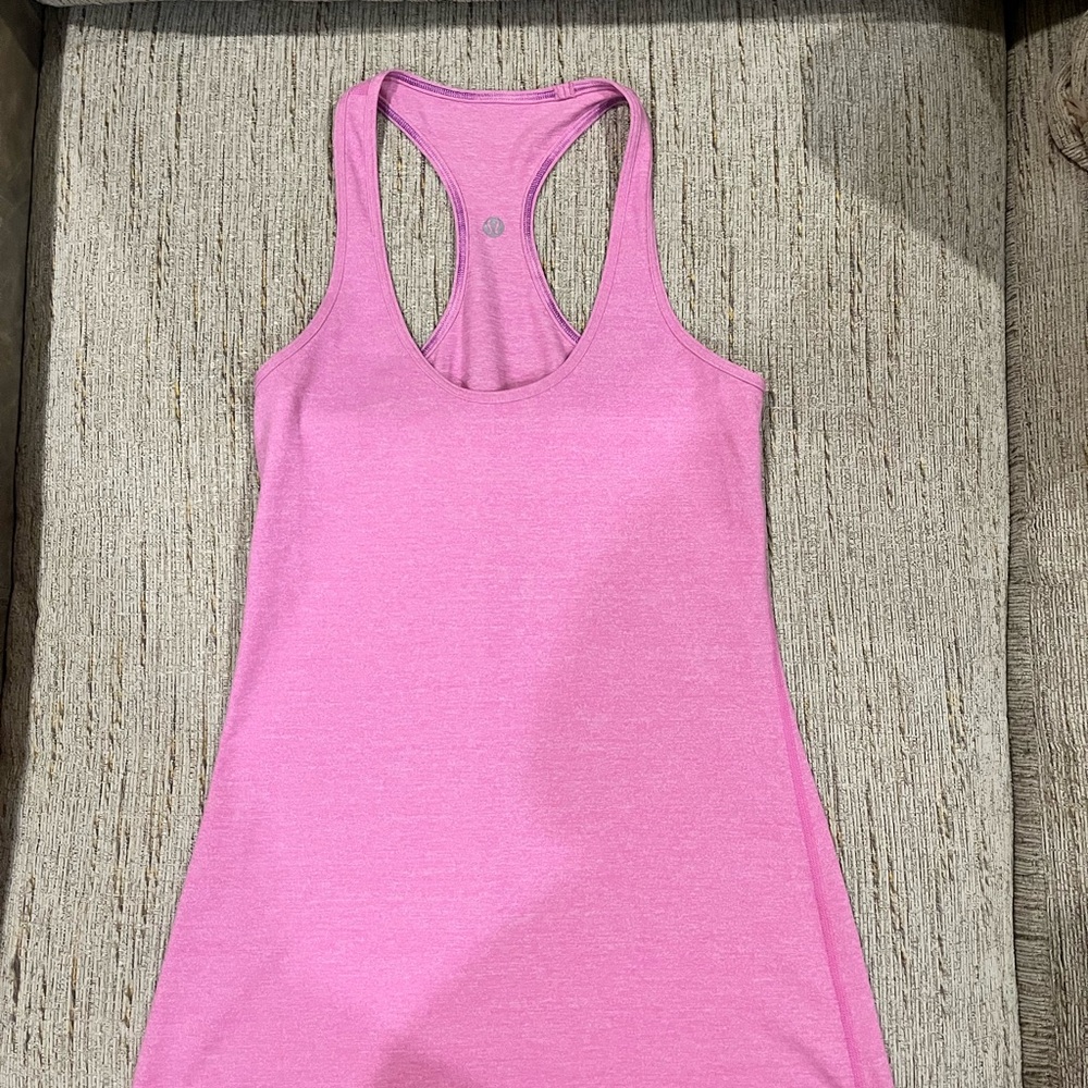 Lululemon Athletica Light Pink Tank Top